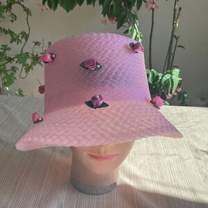 Pink Floral Bucket Hat